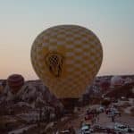 Hot air balloon rides over breathtaking landscapes