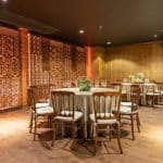 Mixing and matching chairs adds character to dining rooms