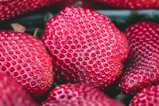 Strawberries from local farms sweeten summer breakfasts